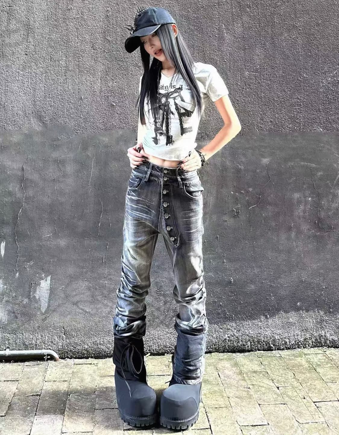 Curved jeans 상품이미지3