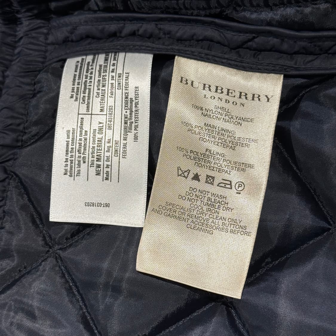 버버리 퀼팅 후드코트 XL 상품이미지10