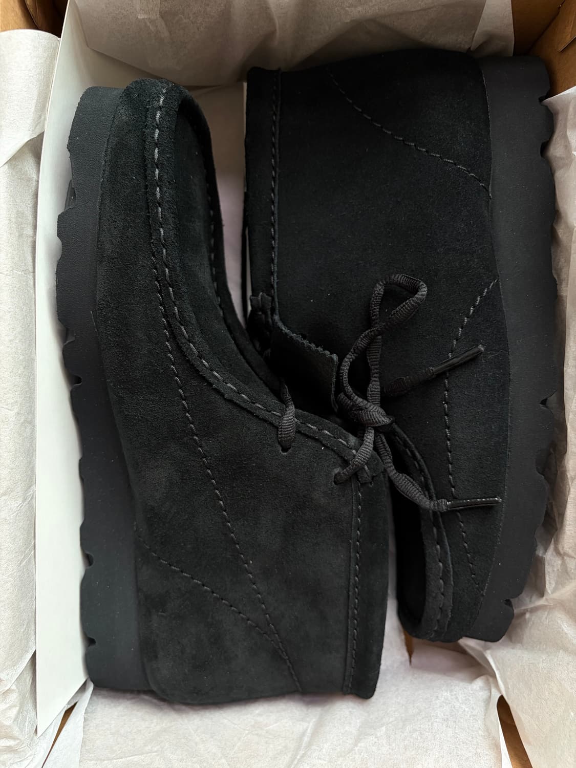 [275] 25fw 파프 클락스 왈라비 스웨이드 블랙 새상품 싸게팔아용 상품이미지1