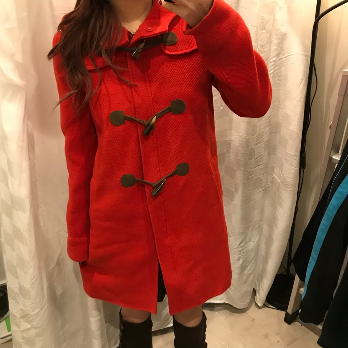 Oz2nd 오즈세컨 핀터깔 히메갸루 레드 떡볶이 모후드코트 상품이미지1