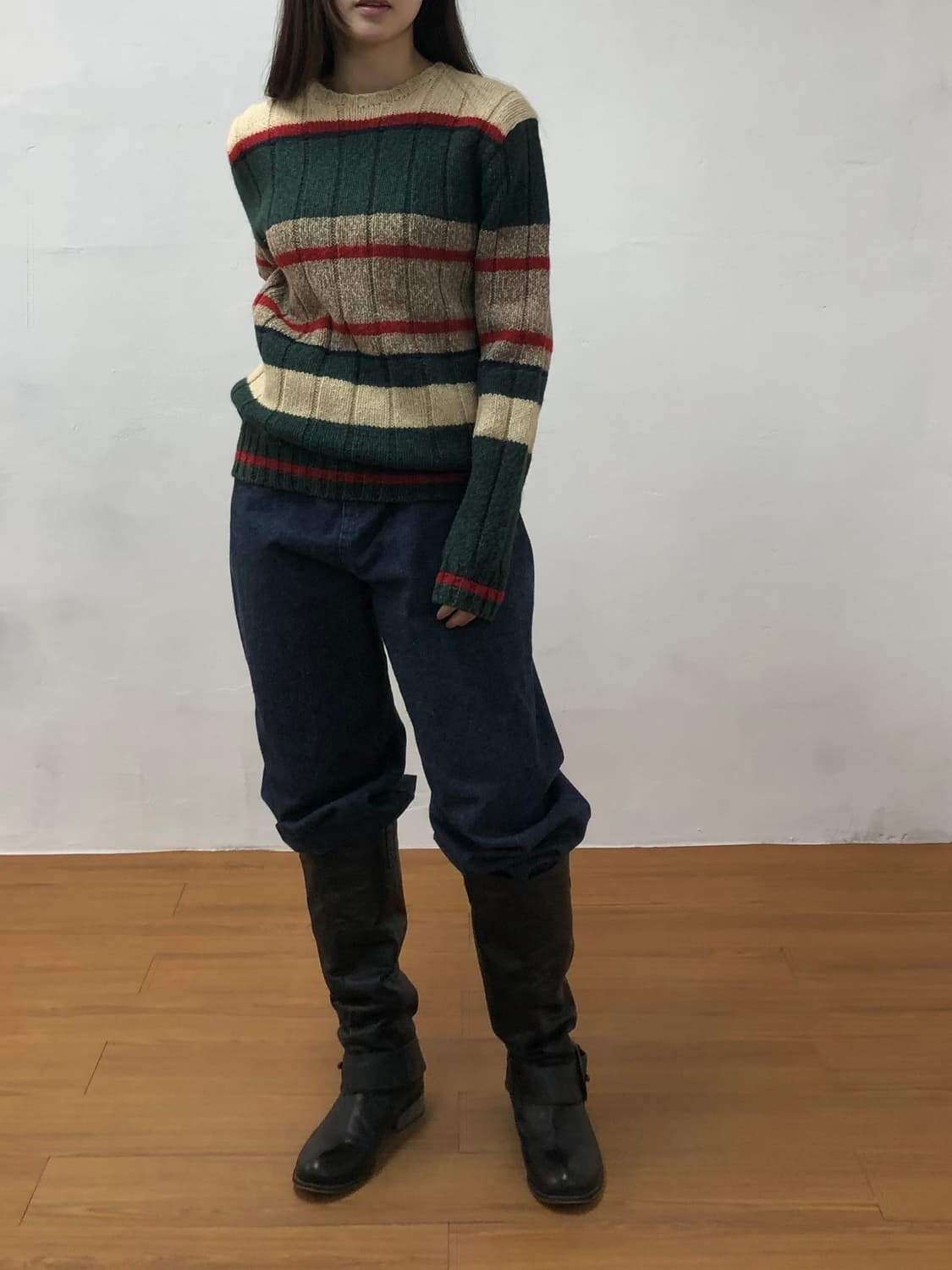 폴로 스트라이프 니트 상품이미지2