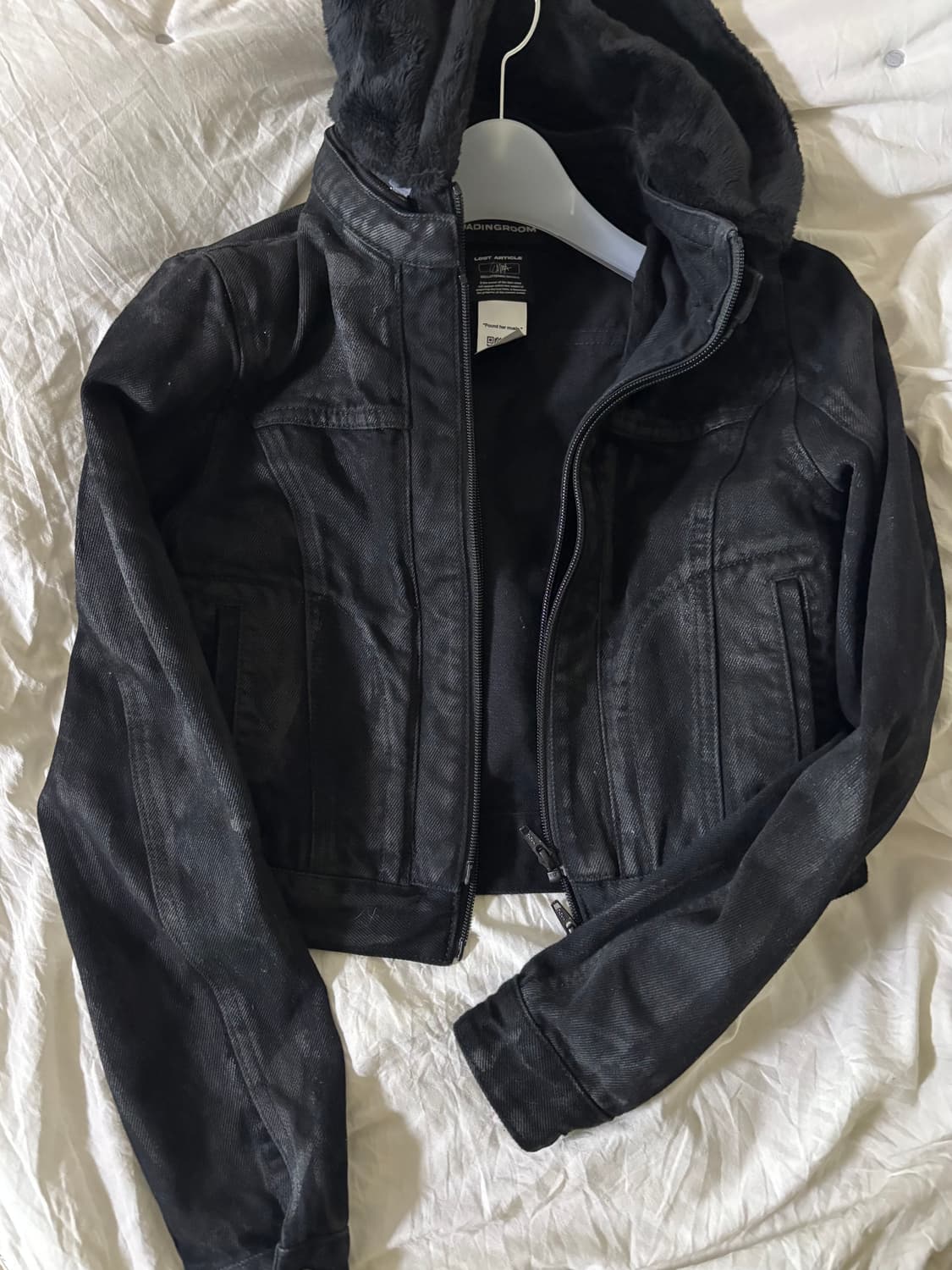 로딩룸 후드 데님 자켓 상품이미지3