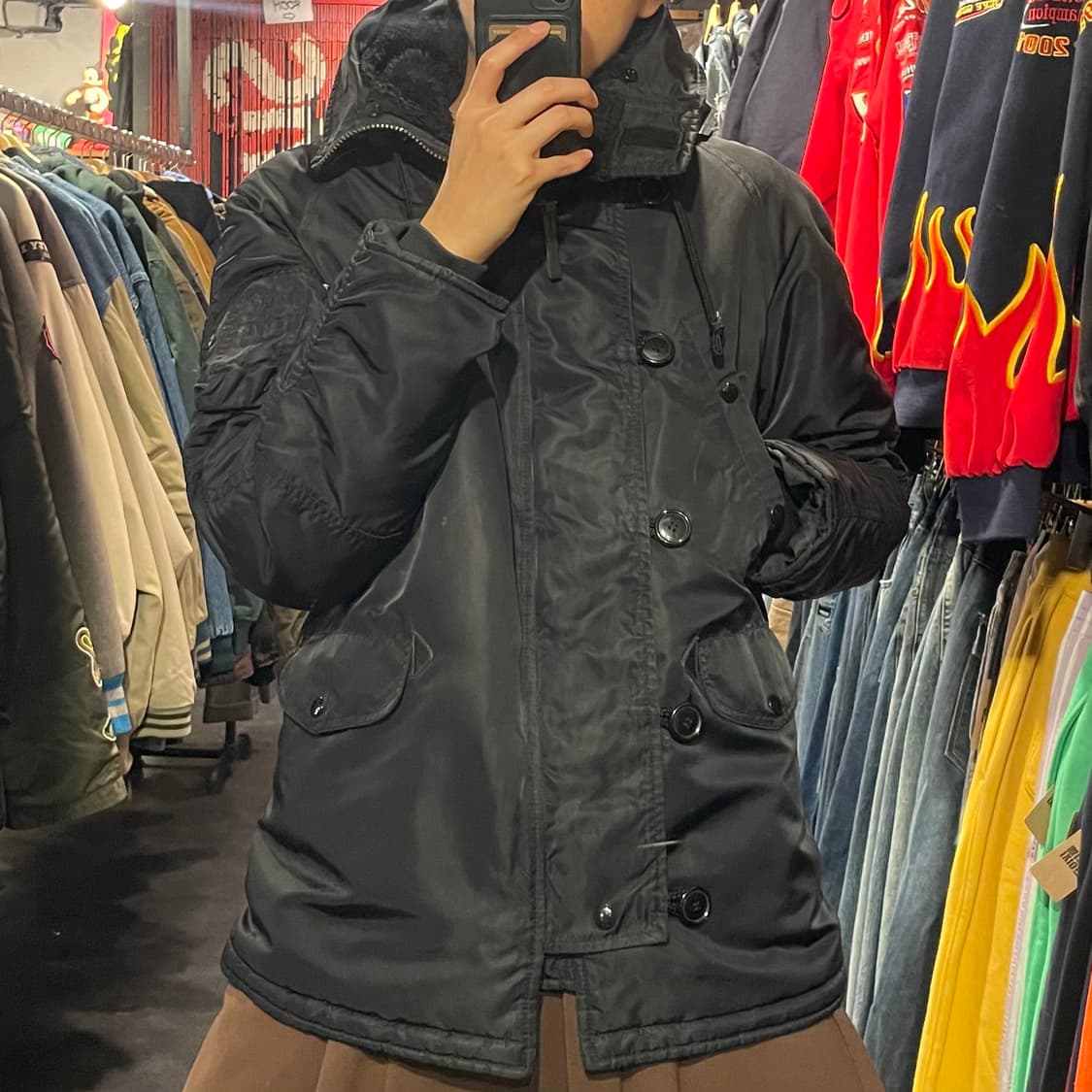 [IM] ALPHA 알파인더스트리 블랙 패딩  상품이미지4