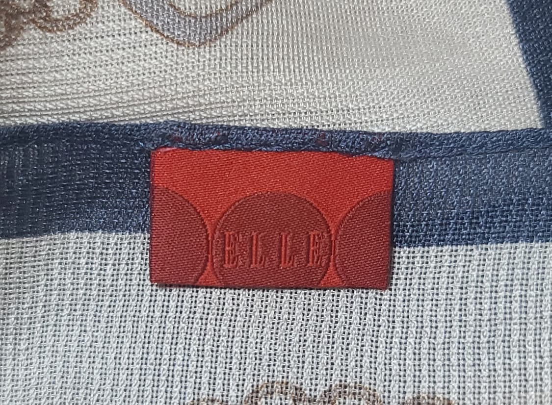 ELLE 엘르 실크 100% 체인 레오파드 스카프 상품이미지4