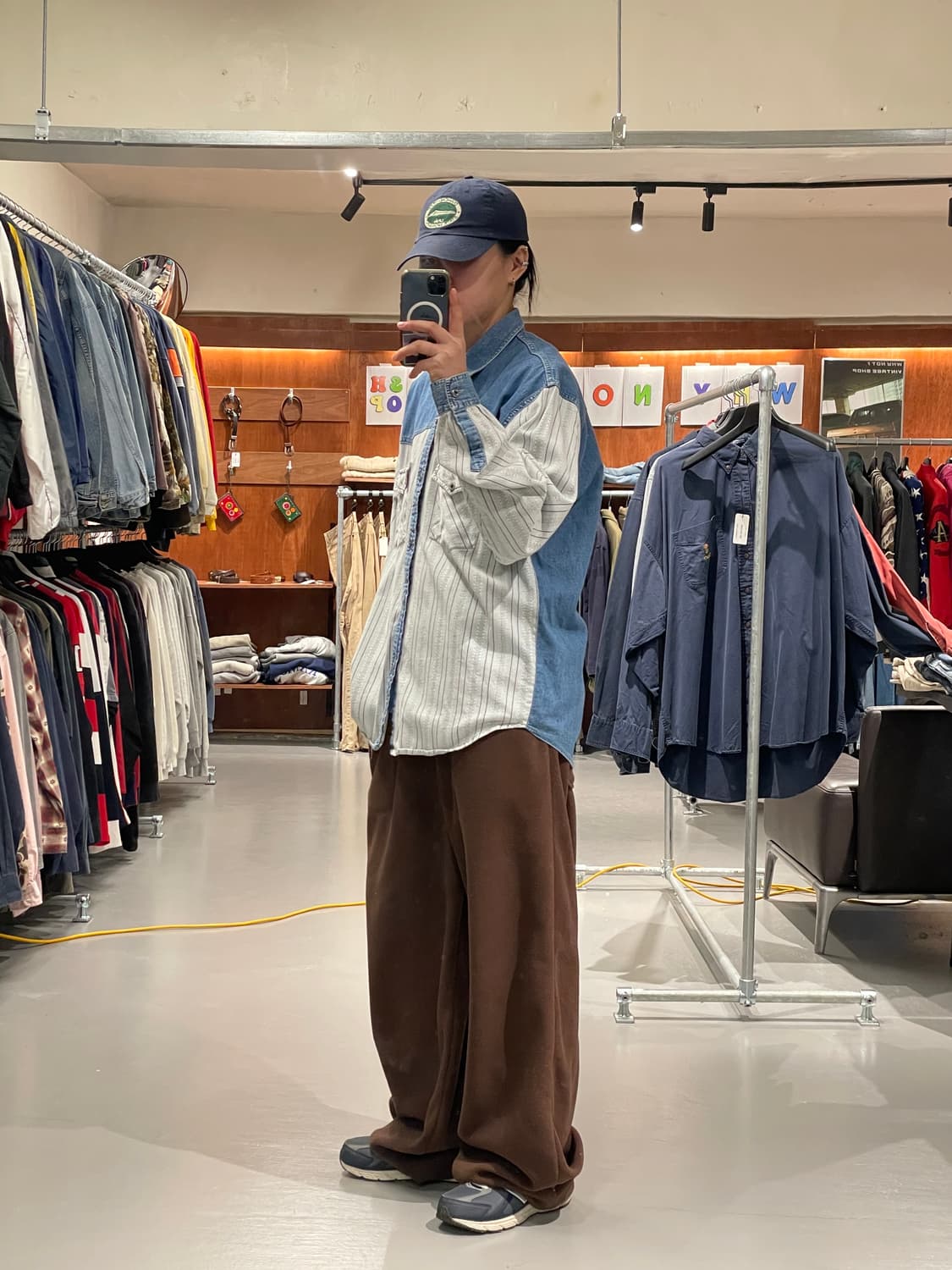 빈티지 데님 웨스턴 셔츠   상품이미지4