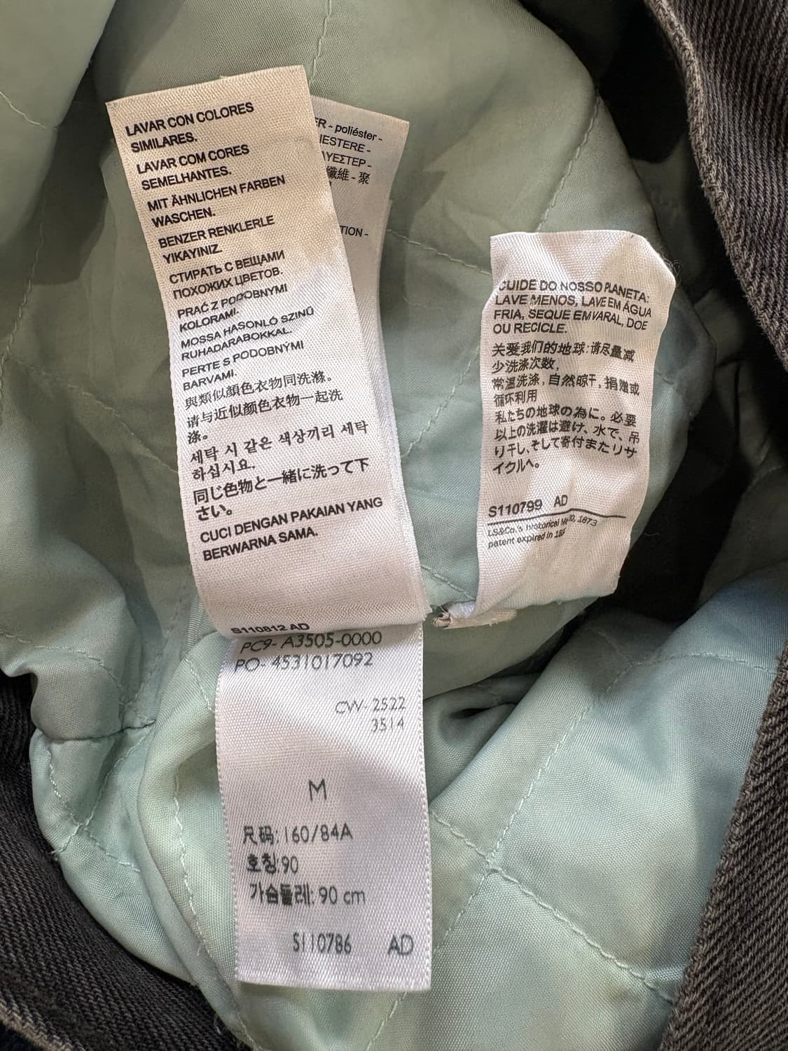 리바이스 실버탭 워시드 데님 트러커 자켓 상품이미지6