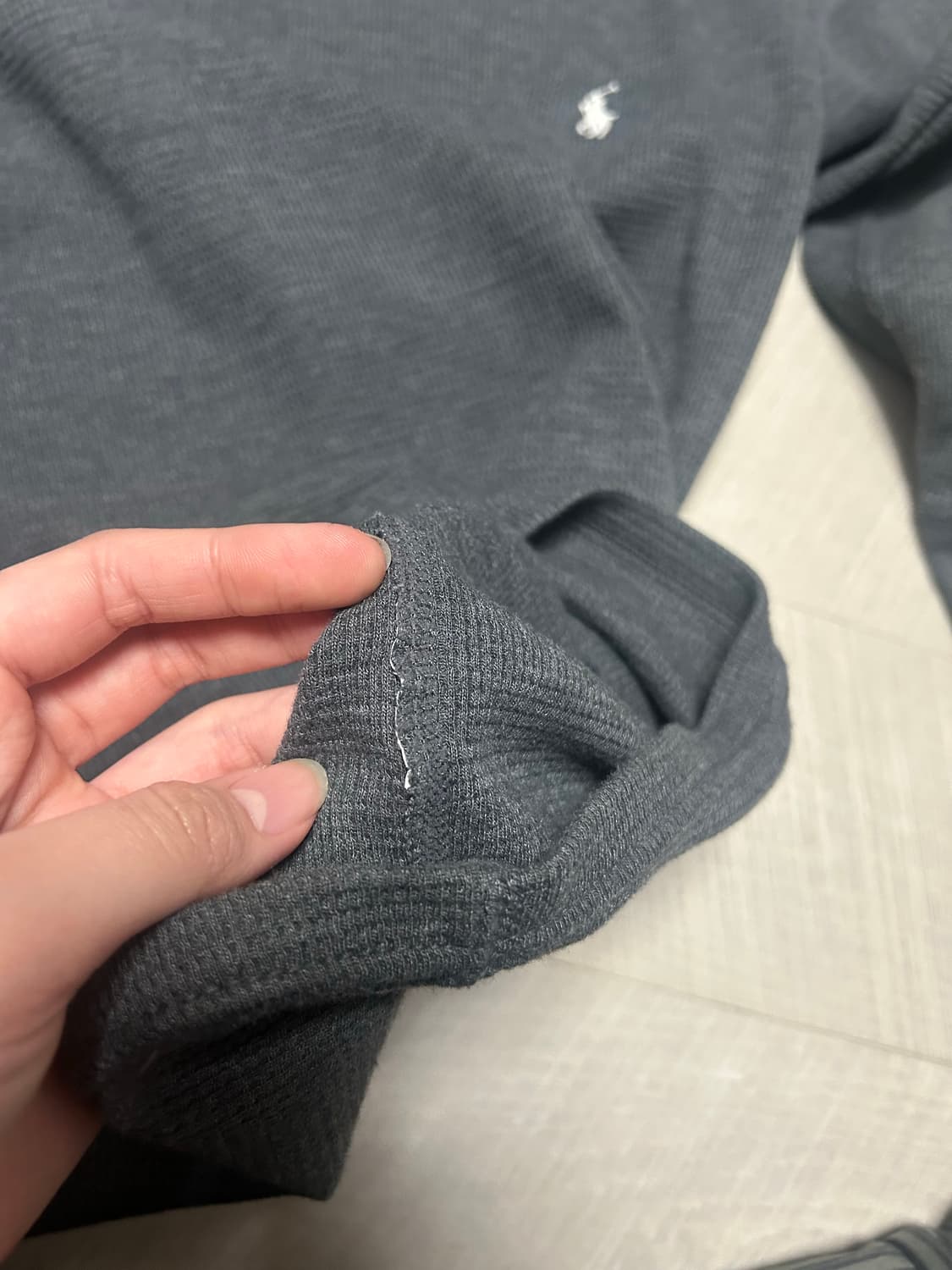 폴로랄프로렌 브이넥 와플슬리브 상품이미지3