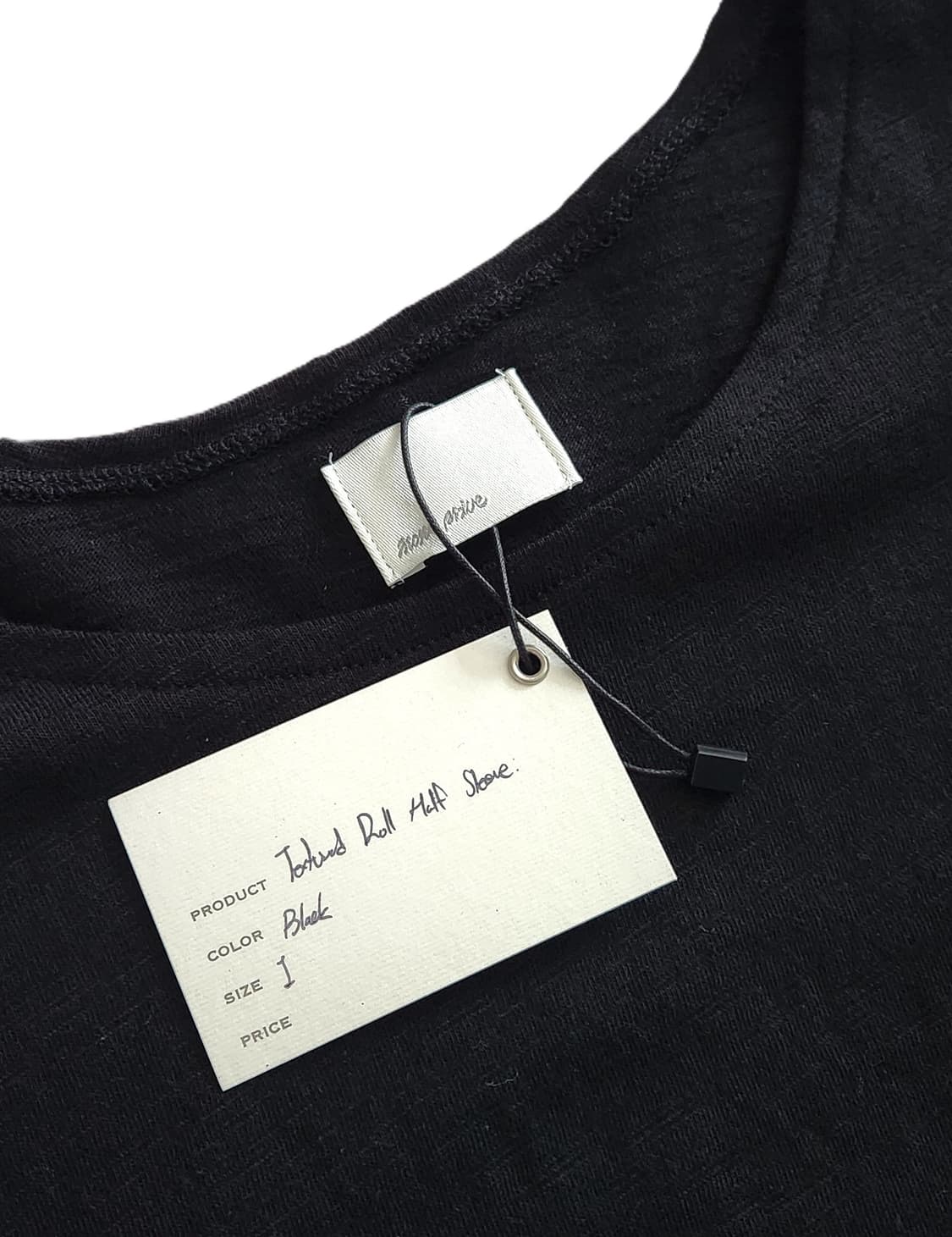 mono prive Textured Roll Half Sleeve 상품이미지2