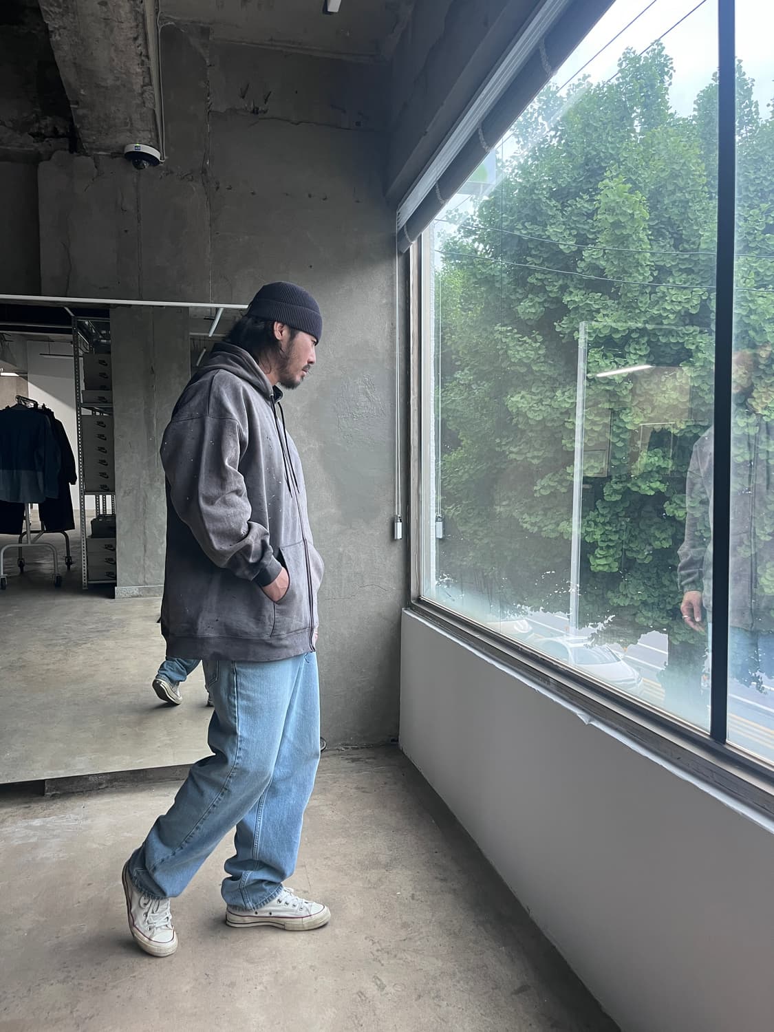 Hanes Zip-Up Hoodie (Custom Distressed) 상품이미지9