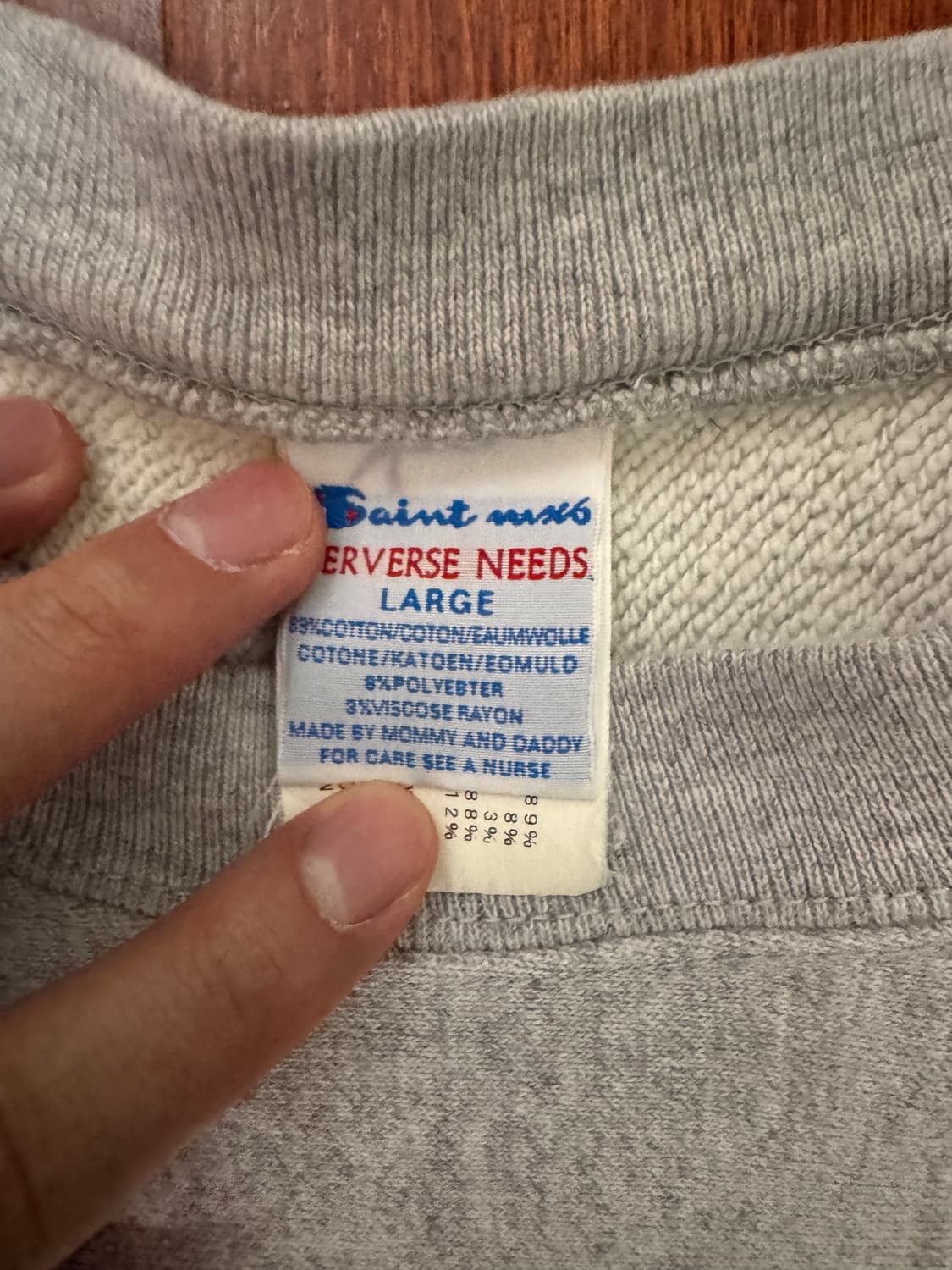 [L] 세인트미카엘 빈티지 챔피온 리버스위브 오마주 스웻 상품이미지2