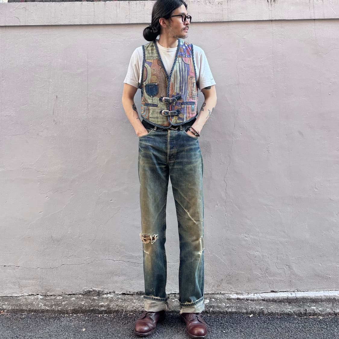 90년대 일본 리바이스 503b 셀비지 빅e 상품이미지1