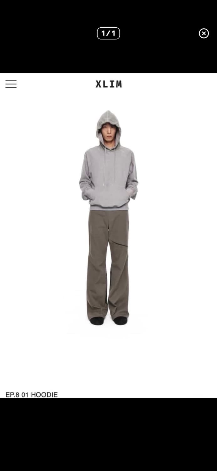 Xlim 08 후드 라이트그레이 L 상품이미지1