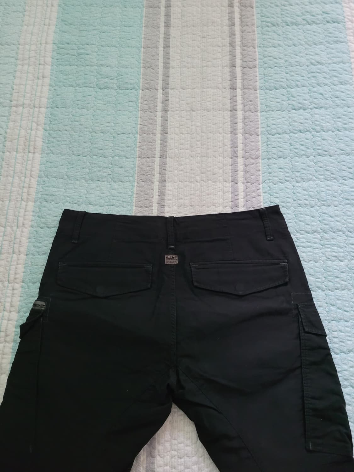 지스타로우 Gstarraw 3d 테이퍼드 블랙 카고팬츠 34-35사이즈 상품이미지7