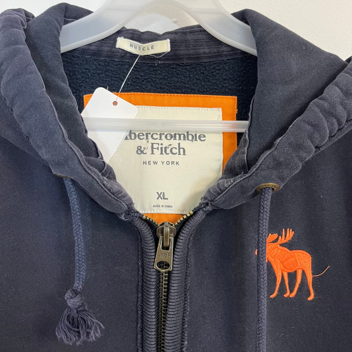 Abercrombie navy hoodie zip-up 상품이미지6