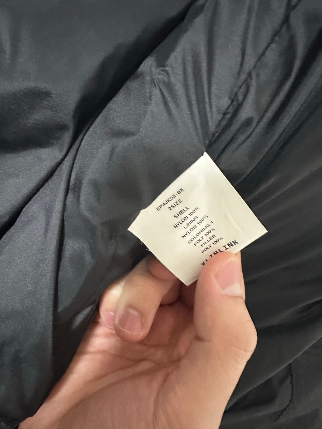 xlim ep4 패디드자켓 2사이즈 상품이미지4