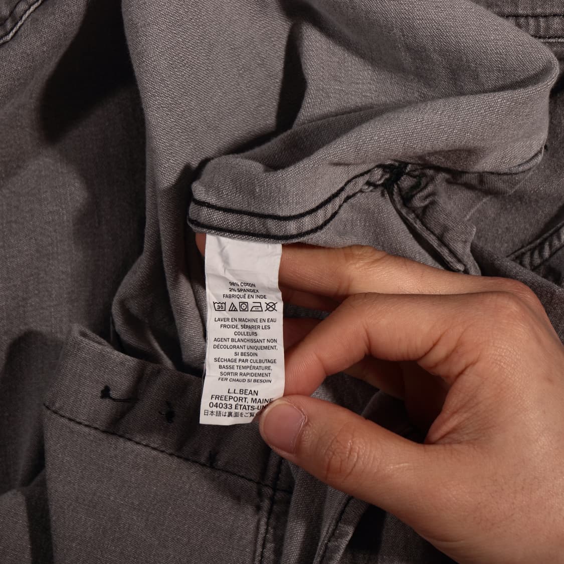 엘엘빈 코튼 워크셔츠 상품이미지4