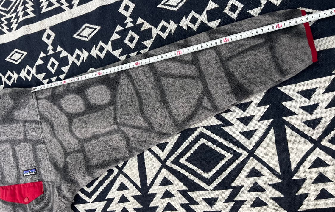 PATAGONIA Synchilla Aztec Stone Gray Red 상품이미지10