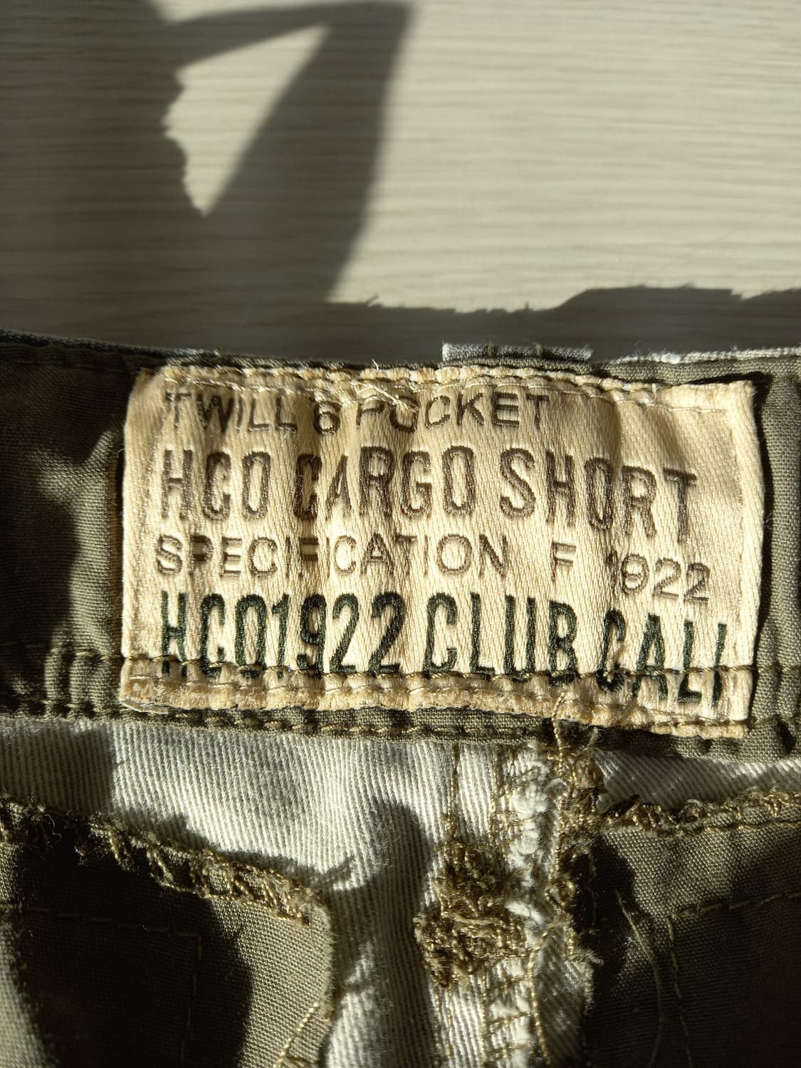 32 HCO1922 밀리터리 카고 버뮤다 카키 32-284 상품이미지5