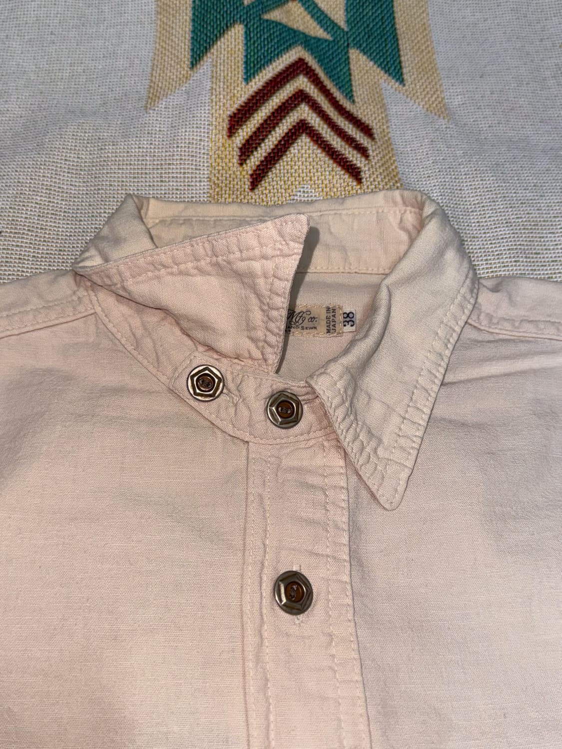 풀카운트 워커스 샴브레이 셔츠 38 상품이미지4