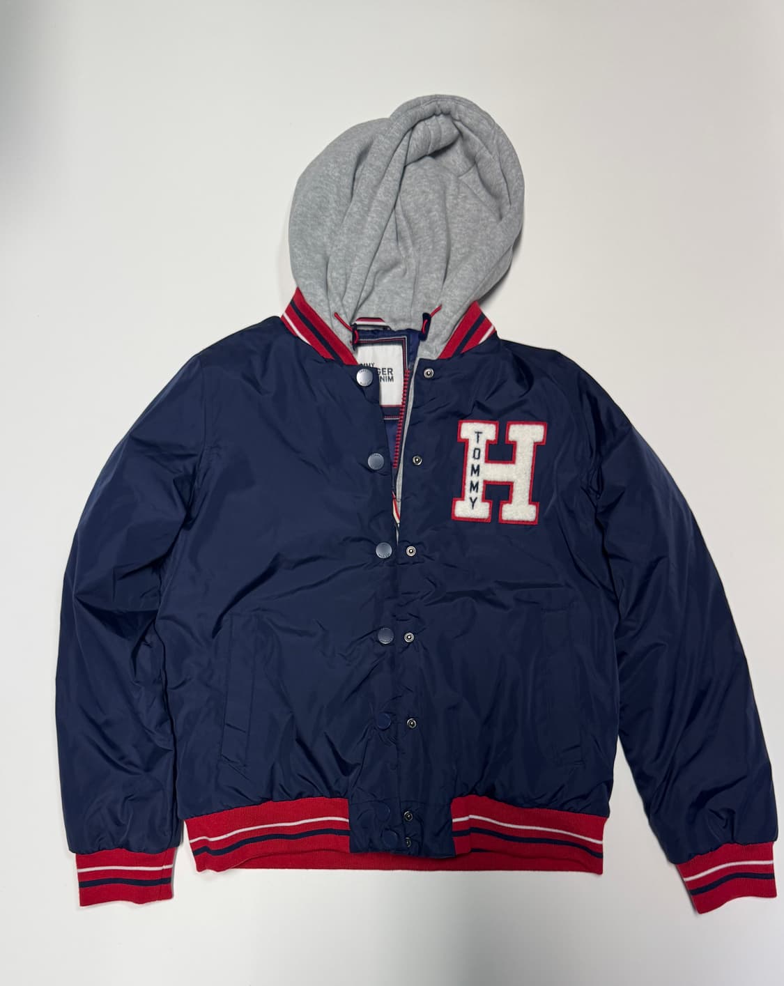 여성 타미힐피거 데님 귀여운 후드 자켓 상품이미지1