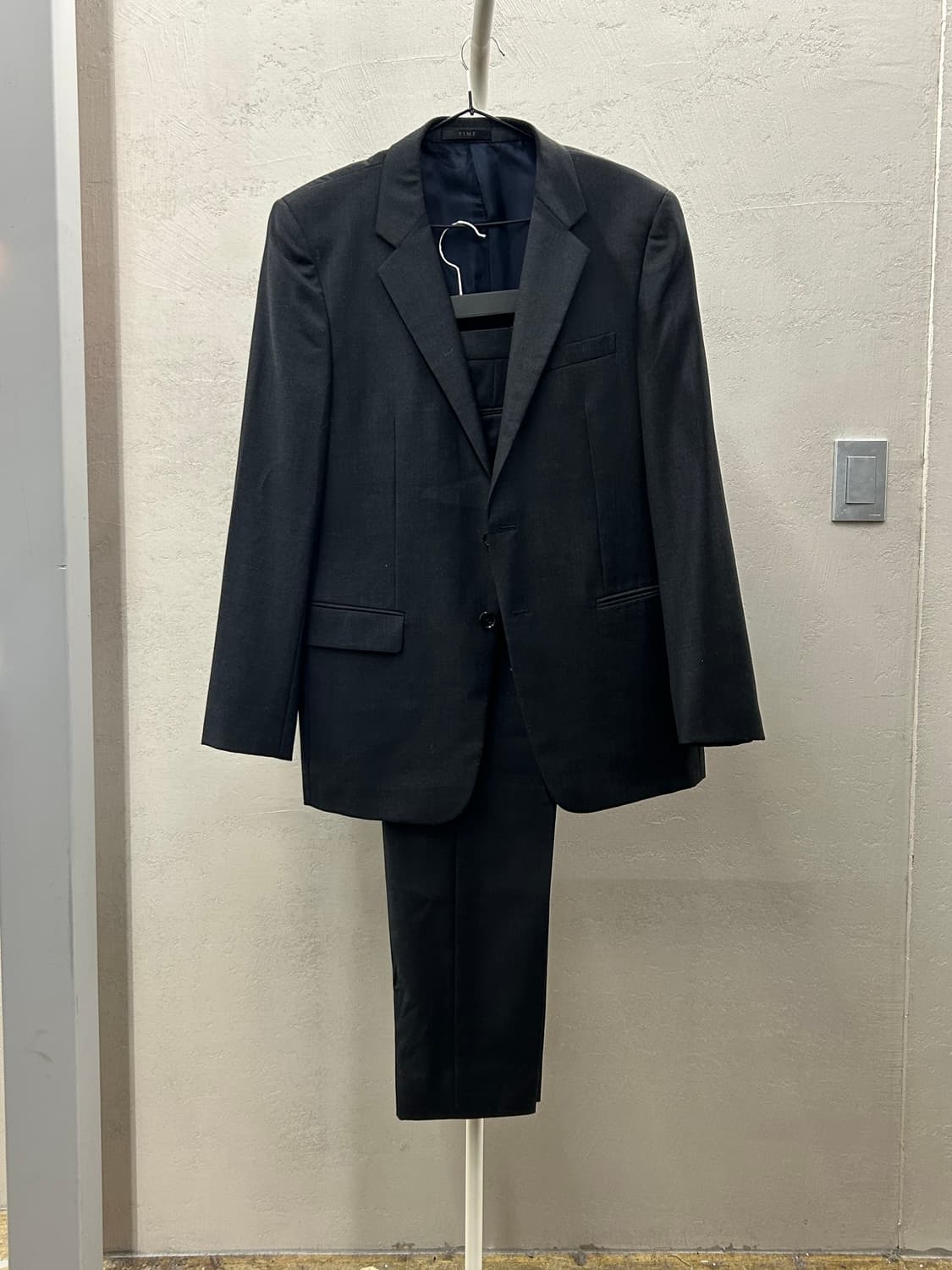 TIME 남성 정장 세트 셋업 블랙 상품이미지2