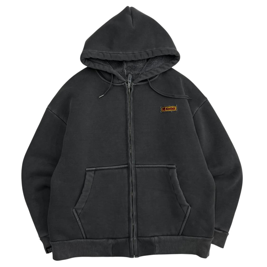 코닥 미니로고 차콜 후드집업 L 상품이미지3