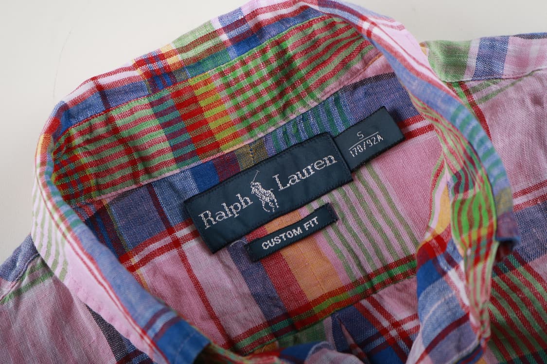 [S] 폴로 랄프로렌 마드라스 리넨 셔츠 상품이미지5