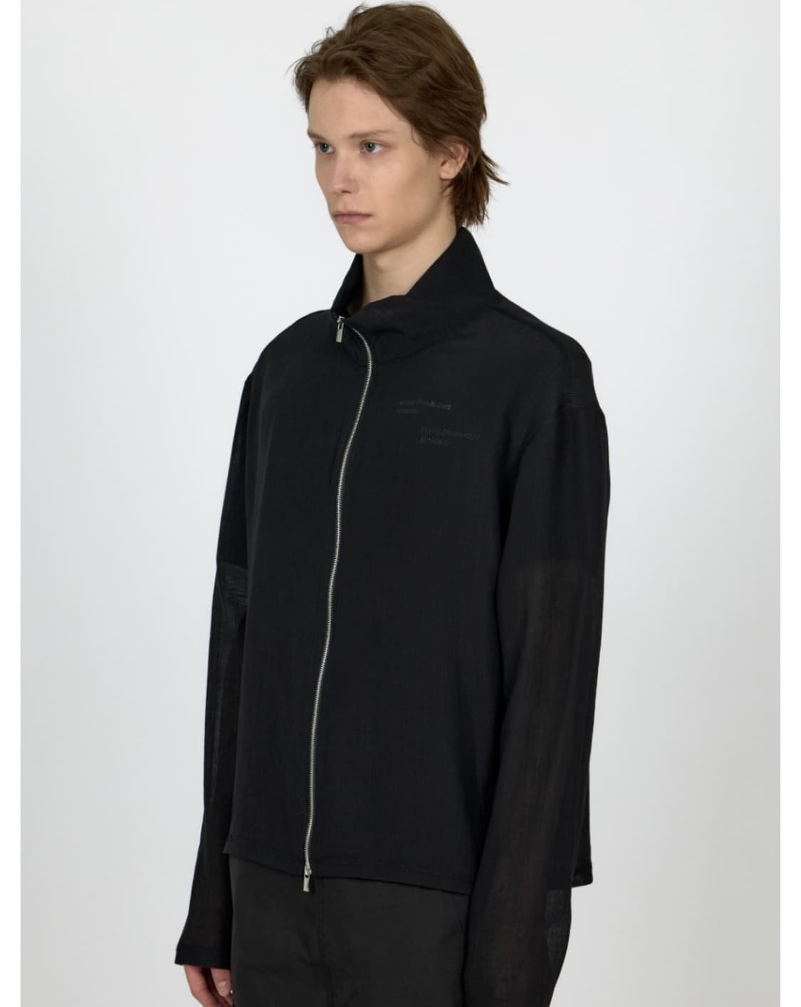 MPa VEIL CREPE ZIP ZACKET (BLACK) 상품이미지1