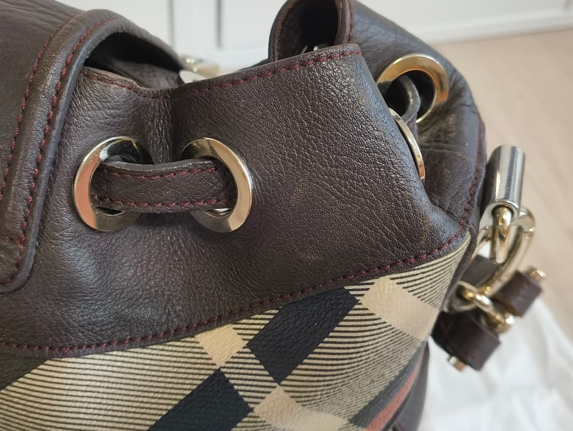 닥스 체크 호보 숄더백 상품이미지5