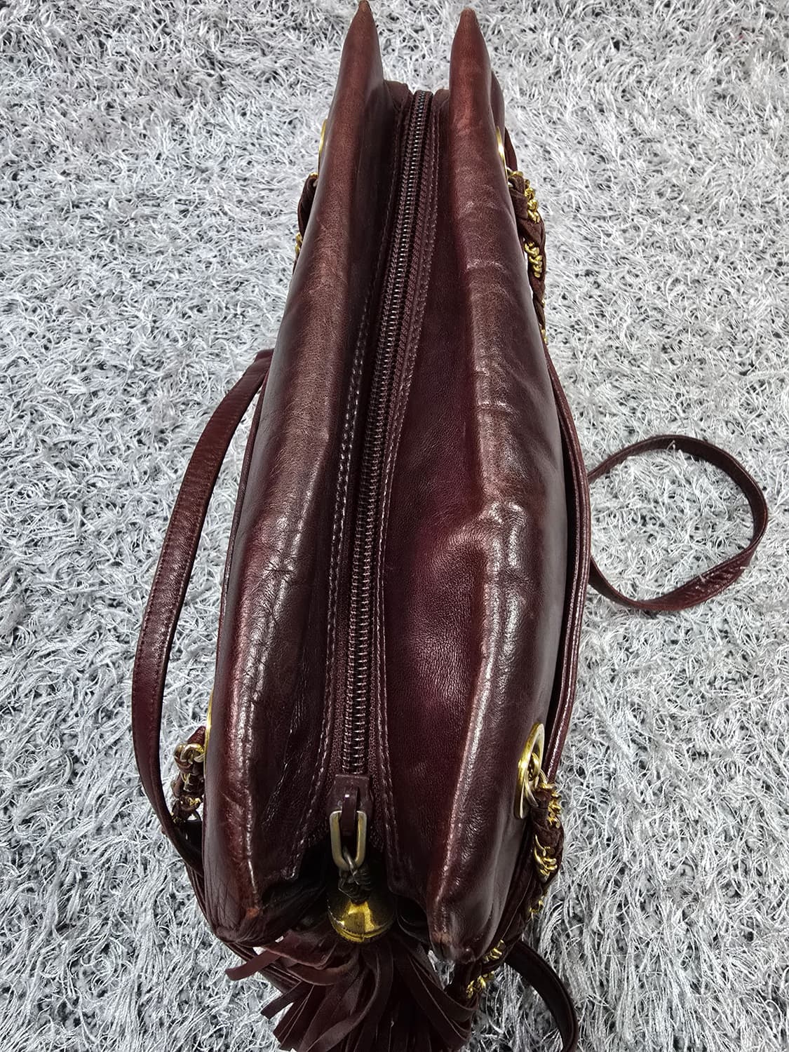 발리 레더 퀼팅 숄더백 상품이미지6