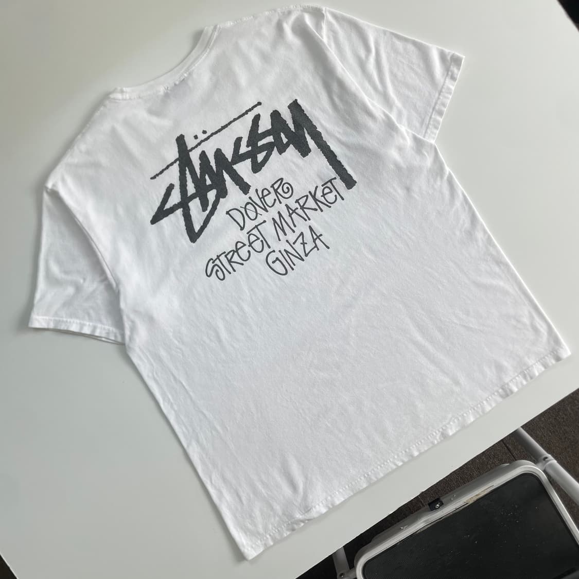 Stussy 스투시 재팬라인 화이트 도버스트릿 마켓 반팔티 상품이미지4
