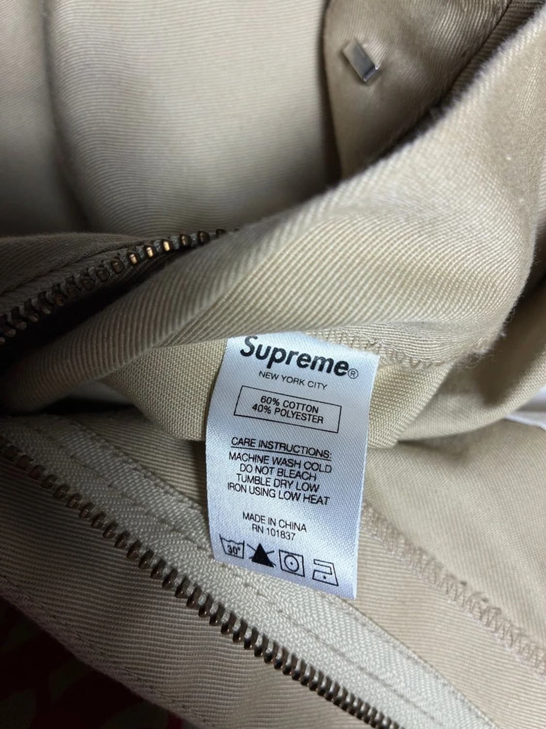 슈프림 20SS 메리 워크 치노 반바지 R1354 상품이미지8