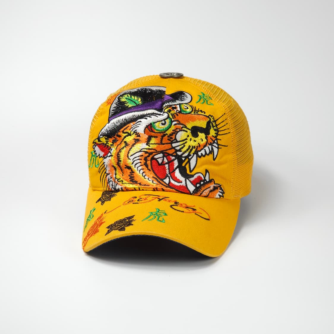 에드하디 옐로 타이거 Y2K 트러커 볼캡 모자 상품이미지1