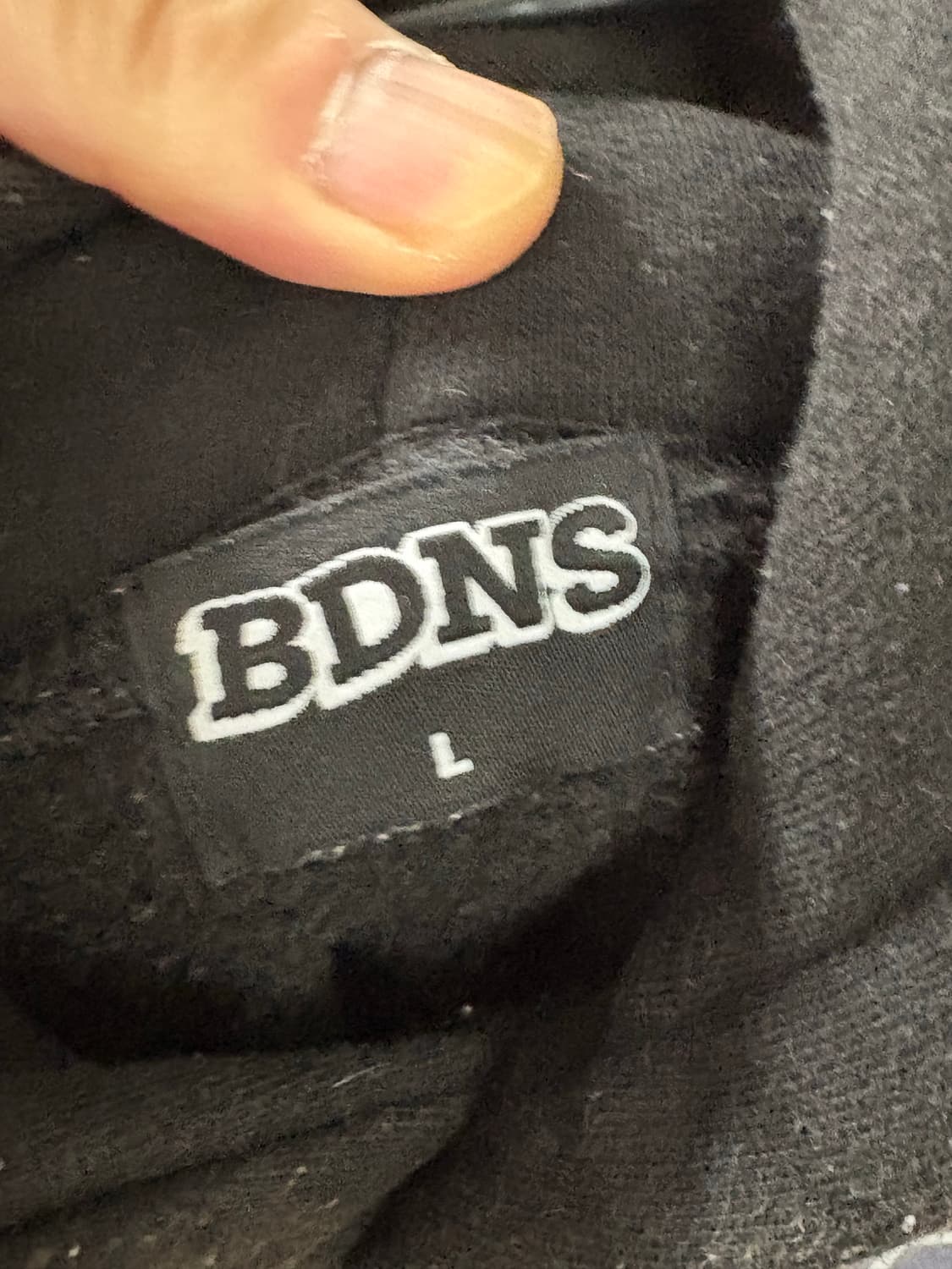 BDNS 빠더너스 비디오키즈 후드티 블랙 L 상품이미지4