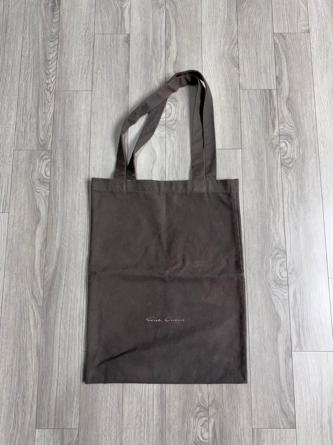 릭오웬스 메인로고 더스트백 브라운 상품이미지1