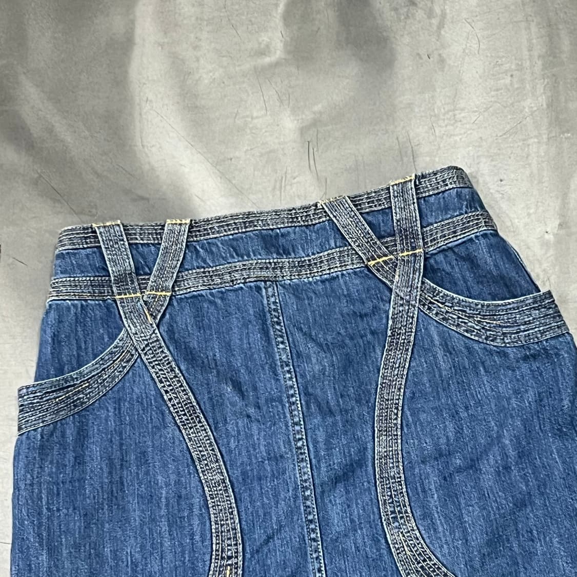  츠모리 치사토 y2k 데님 스커트 y16402 상품이미지5