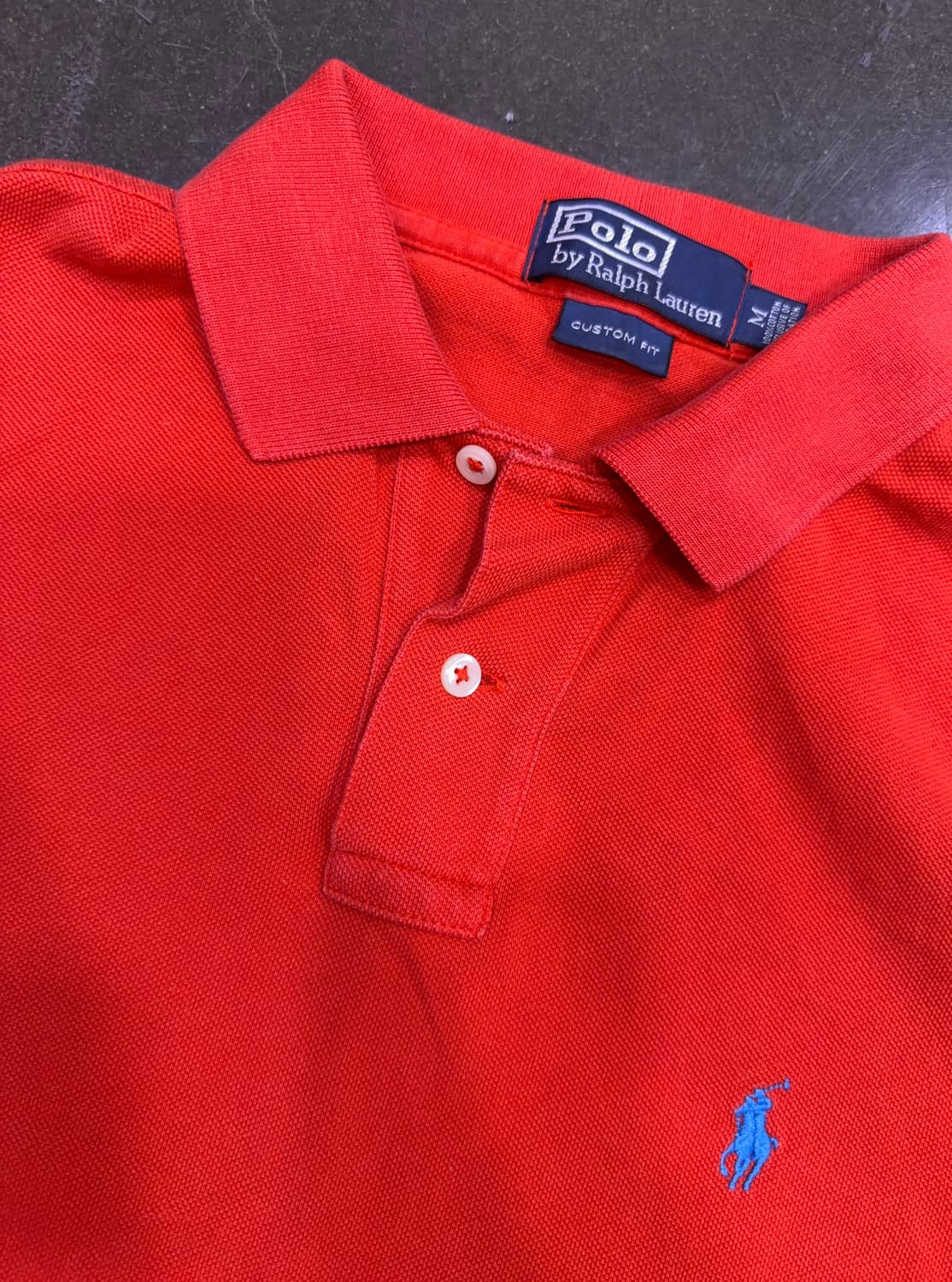 폴로 랄프로렌 커스텀핏 카라티 pkt 폴로티 반팔 M 상품이미지3