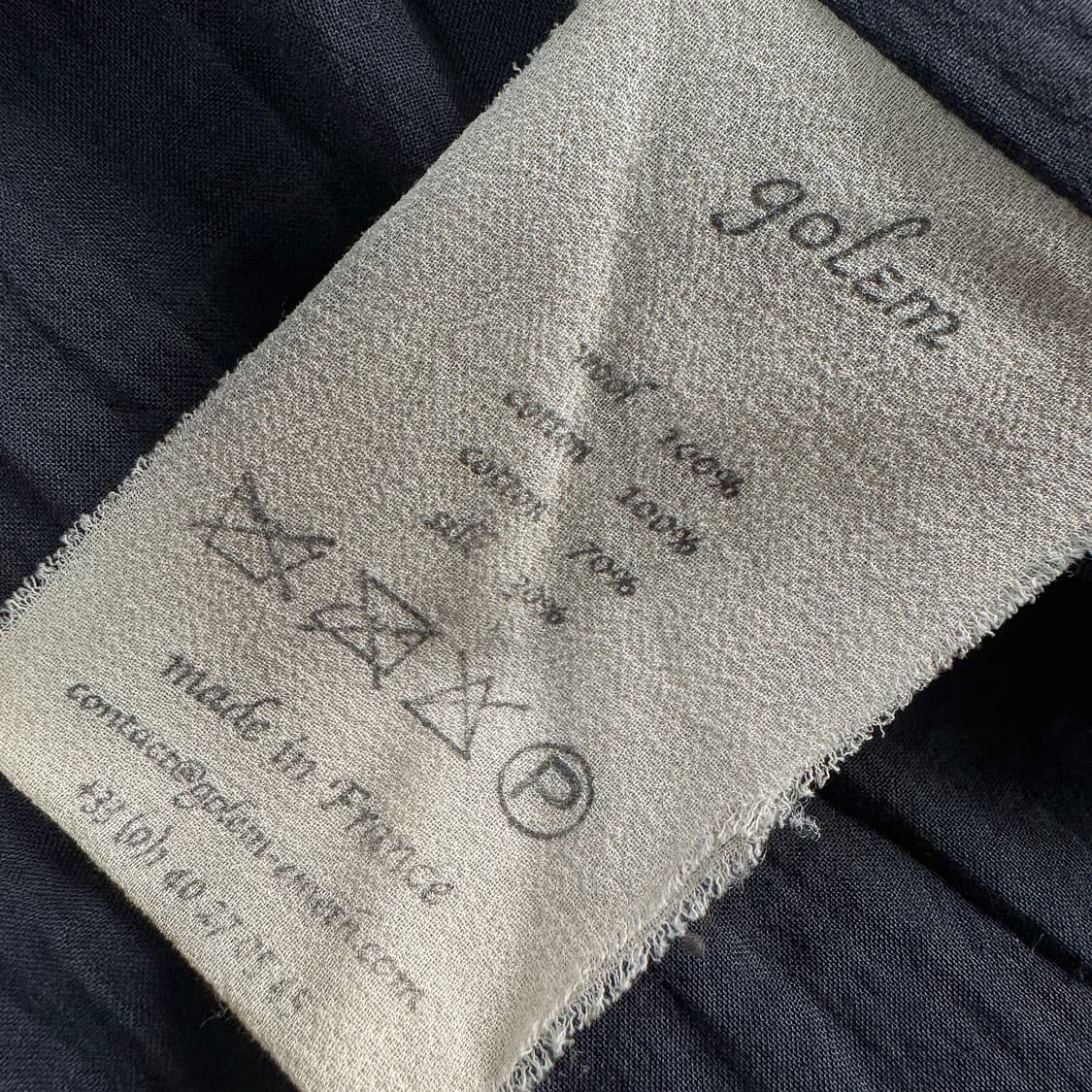 골렘 golem 핸드메이드 울 코트 상품이미지3