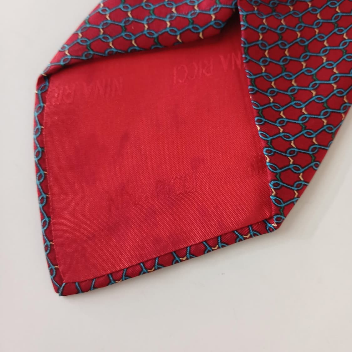 니나리치 실크 마이크로 패턴 넥타이 8.6cm A+~A등급 A19169
 상품이미지8