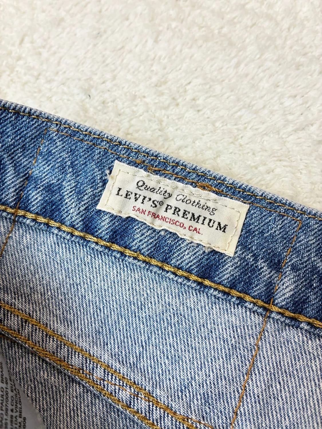 리바이스 하이볼 데미지드 데님 팬츠 PN5917 상품이미지8