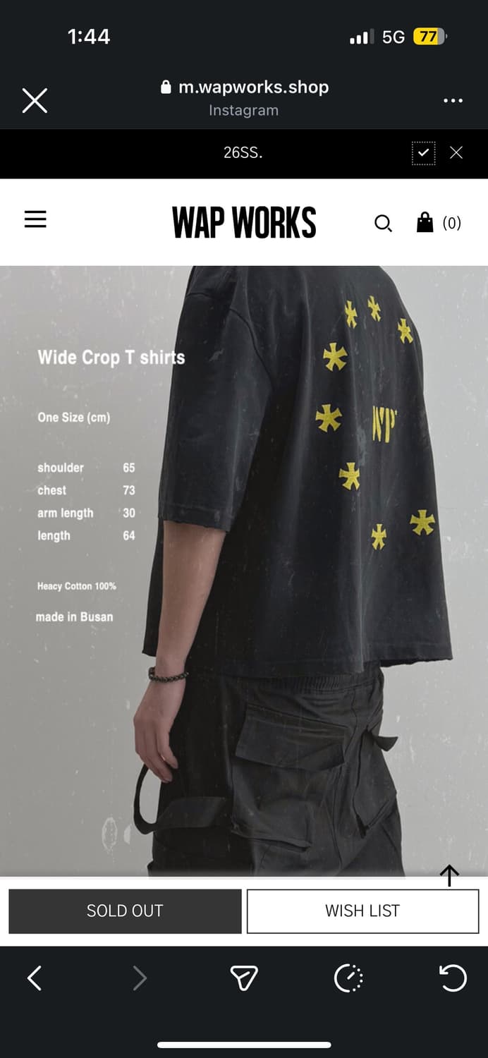 Wapworks반팔 상품이미지2