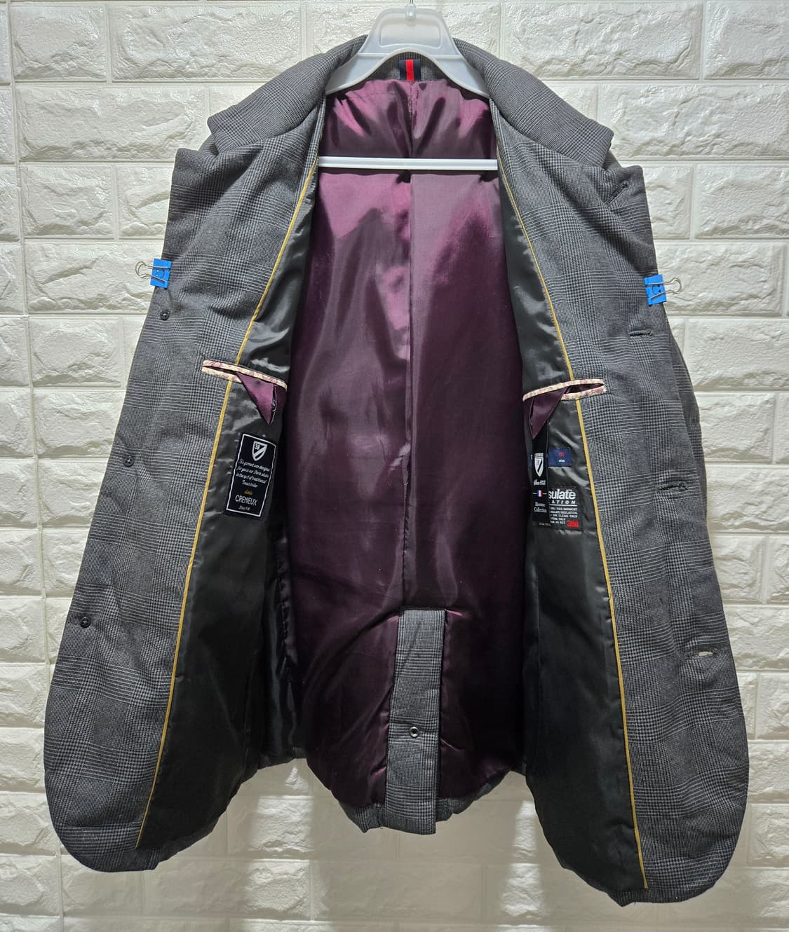 크레뮤 신슐레이트 패딩 콤비 자켓 100 상품이미지3