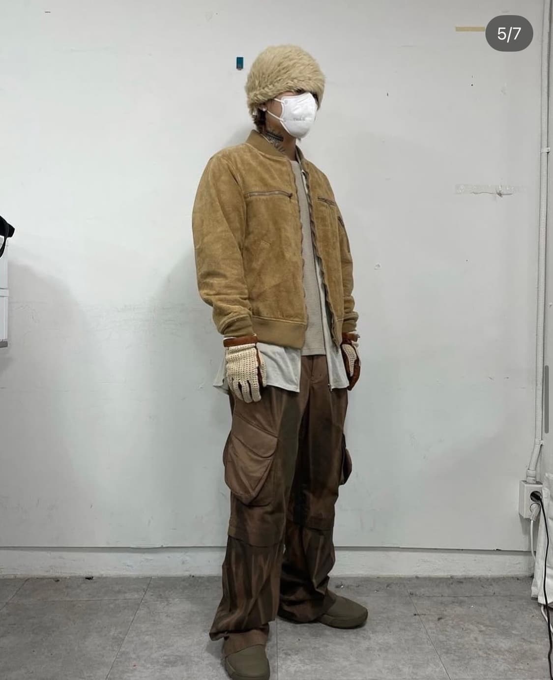 윌슨 레더 스웨이드 카페레이서 레더자켓 상품이미지1