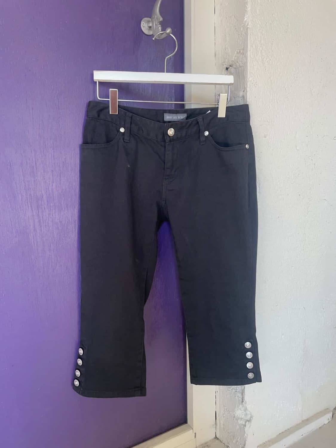 Low rise capri pants 상품이미지1