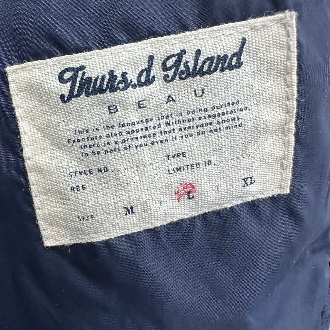 100 써스데이아일랜드 남자 웰론 울 코트 패딩 상품이미지5