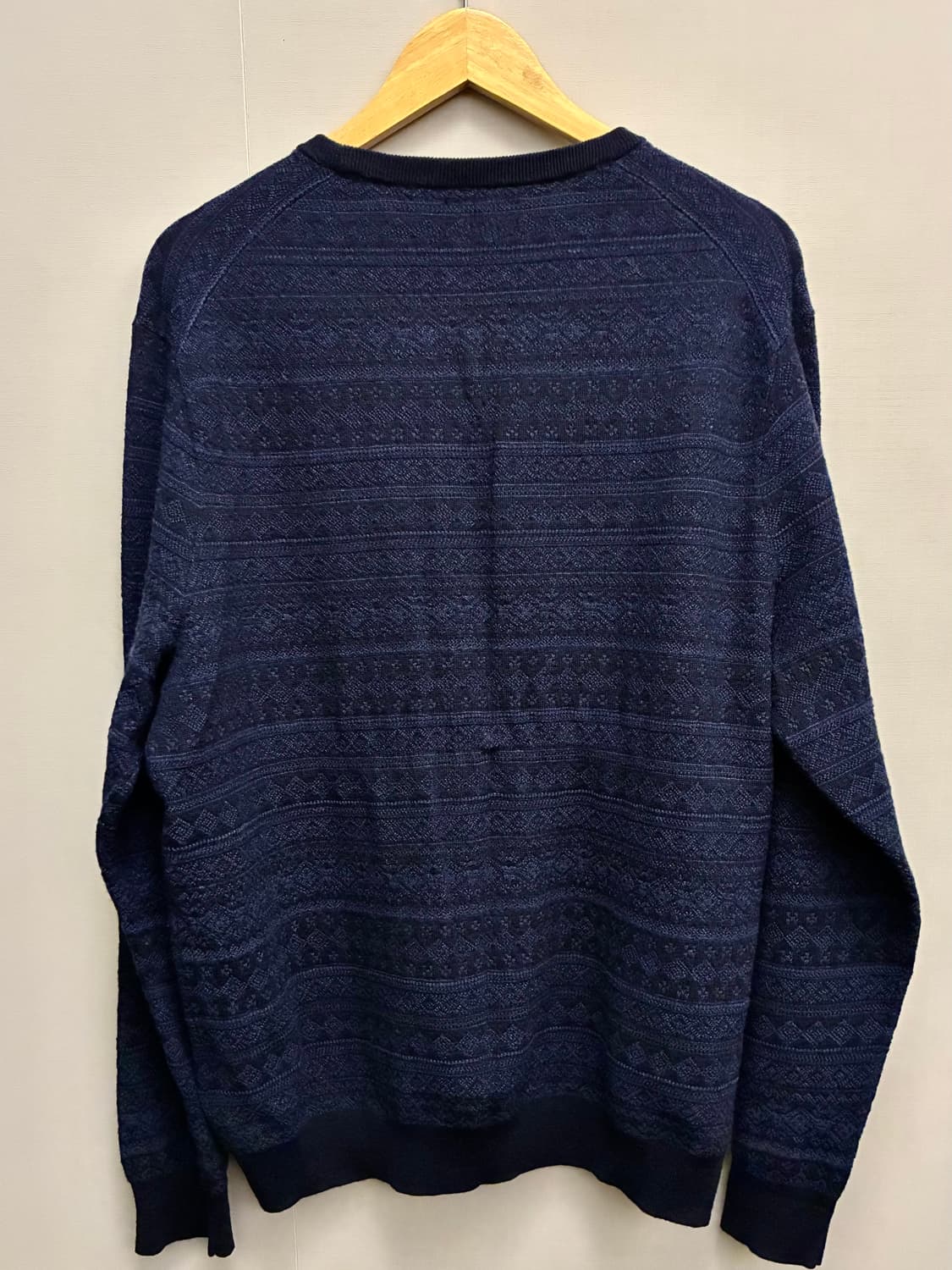 (L~XL)폴로랄프로렌 노르딕 페어아일 메리노울 크루넥 니트 네이비 상품이미지7