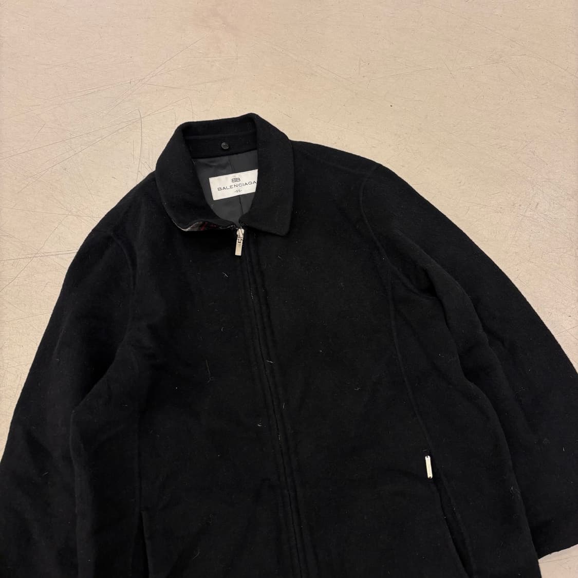 발렌시아가 00s 모직 블랙 자켓 상품이미지2