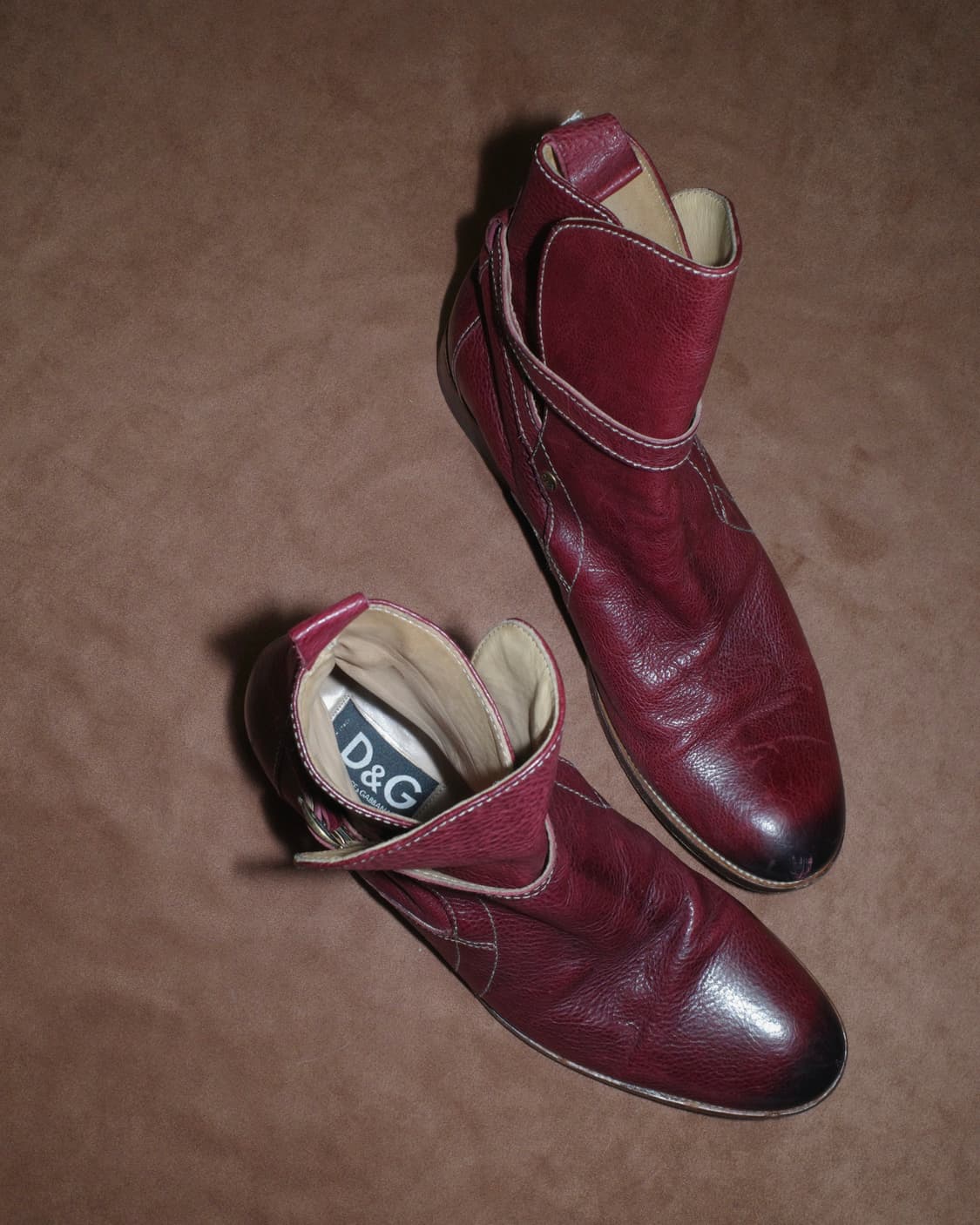 돌체앤가바나 레더 옴브레 부츠 상품이미지8