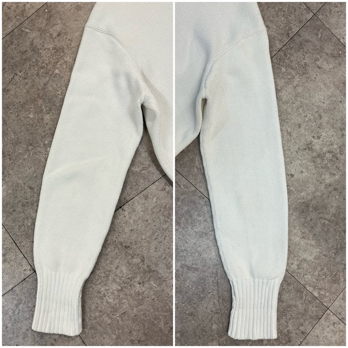 폴로 스포츠 브이넥 니트 화이트 XL #csz2995 상품이미지10