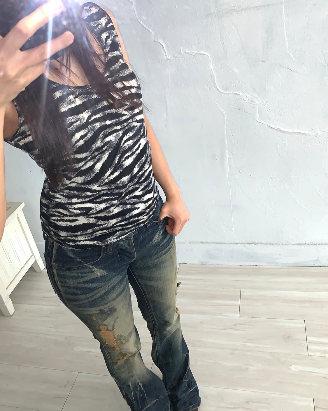 Jean Paul Gaultier zebra sleeveless 상품이미지6